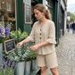 Women's Casual Cotton Two-Piece Outfit