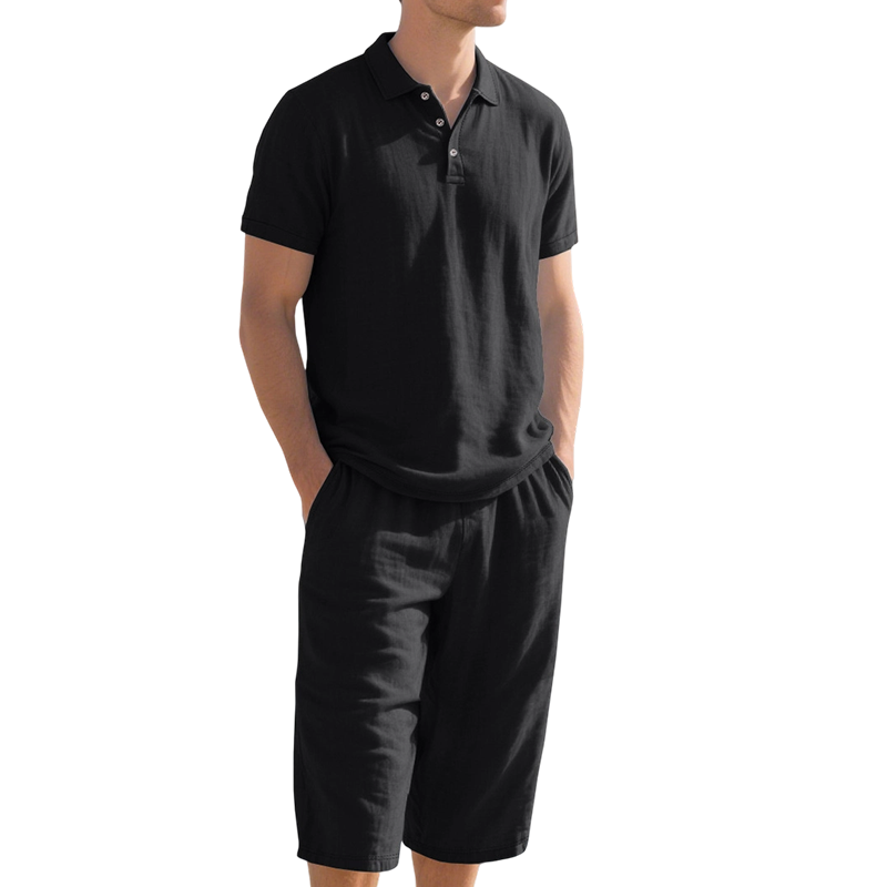 👔 50% OFF 🌿 Casual linen shirt and pants set for men – Lightweight, breathable, and relaxed fit – Perfect for summer, vacation, or the office – Natural, effortless look 👖