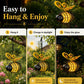 Solar-Powered Hanging Bee Light