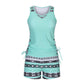 Women's Printed Two-Piece Tankini Swimsuit