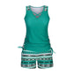 Women's Printed Two-Piece Tankini Swimsuit