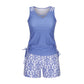 Women's Printed Two-Piece Tankini Swimsuit