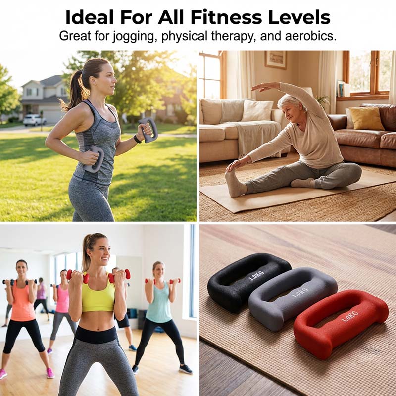 Handheld Fitness Dumbbell for HIIT & Boxing