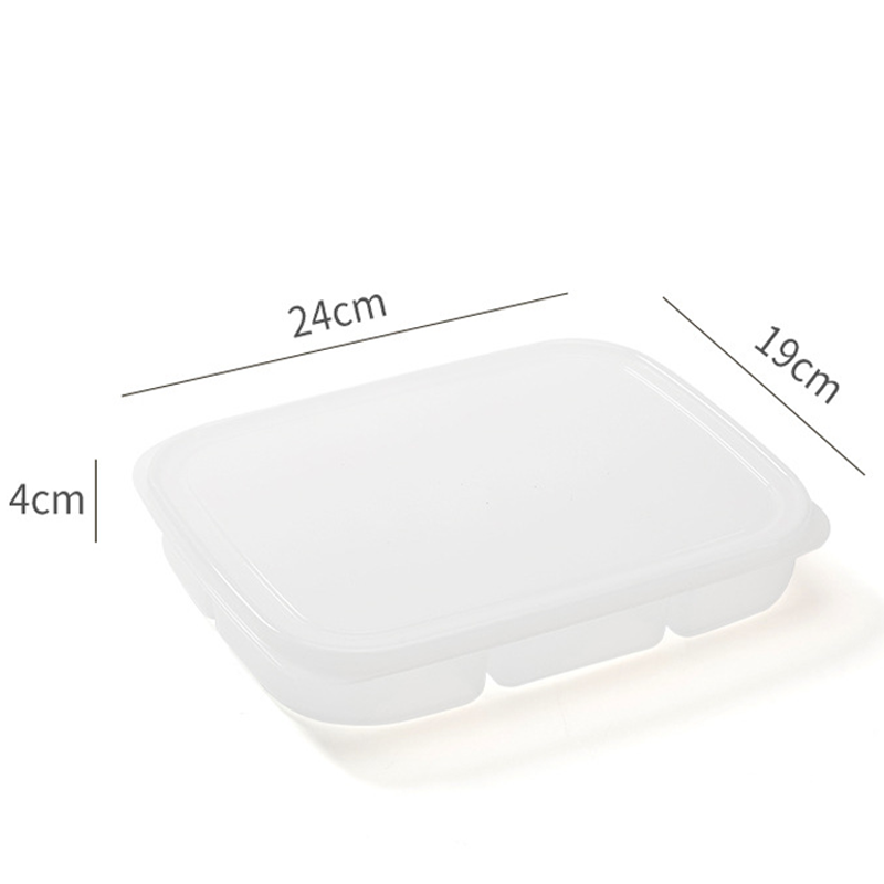 🔥 HOT SALE – Multi-Section Meal Prep Container | Keeps Food Separated, No Flavor Mixing 🍋 Airtight Lid, Stackable Design, Fridge & Microwave Safe | Transparent for Quick View, Food-Grade PP5, Reusable 💪