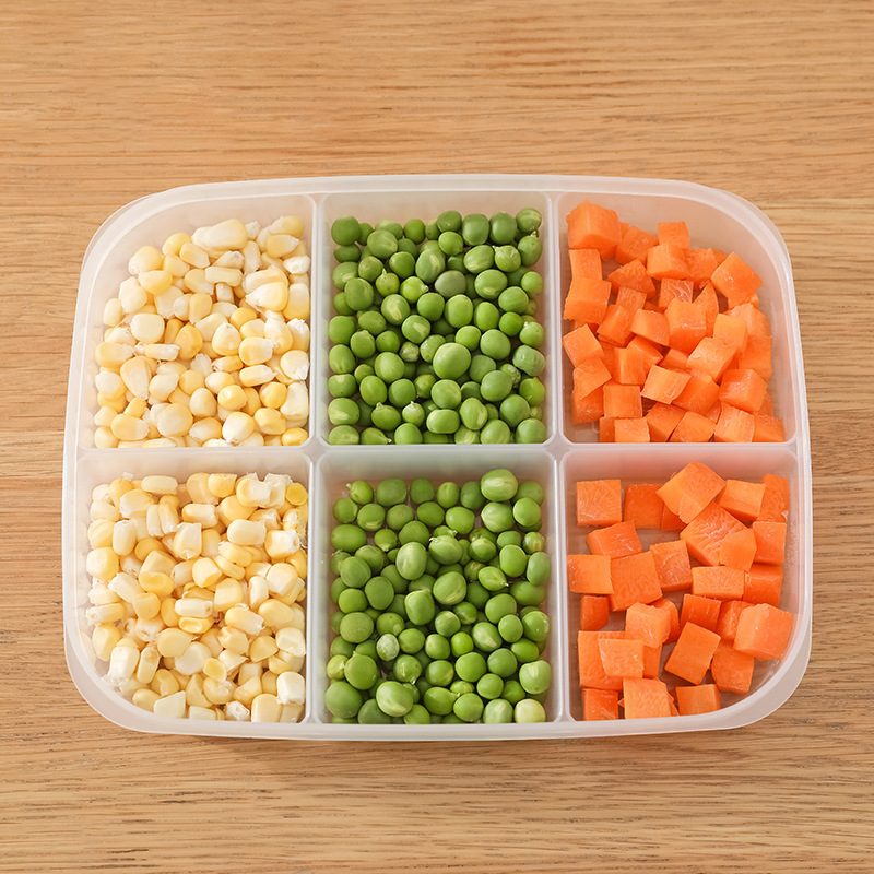 🔥 HOT SALE – Multi-Section Meal Prep Container | Keeps Food Separated, No Flavor Mixing 🍋 Airtight Lid, Stackable Design, Fridge & Microwave Safe | Transparent for Quick View, Food-Grade PP5, Reusable 💪