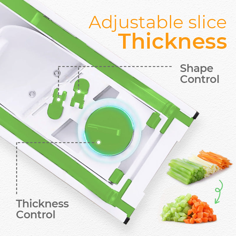 ⚡LAST DAY 50% OFF – Safe Vegetable Slicer |Stainless Steel Blade, Non-Slip 🥔 Perfect Potato Chips, Veggies & More 🔪 Finger Guard for Safety