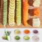 ⚡LAST DAY 50% OFF – Safe Vegetable Slicer |Stainless Steel Blade, Non-Slip 🥔 Perfect Potato Chips, Veggies & More 🔪 Finger Guard for Safety