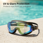 HD Anti-Fog Wide-View Swimming Goggles