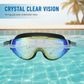 HD Anti-Fog Wide-View Swimming Goggles