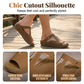 ✨LAST DAY 50% OFF – Cutout Wedge Sandals|Summer Must-Have ☀️ | Arch Support, Soft Fabric, Adjustable Fit 👡