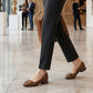 ✨✨LAST DAY 45% OFF – Faux Leather Loafers | Soft, Lightweight, Anti-Slip, Metallic Heel 👞 All-Day Comfort, Easy On 🥿