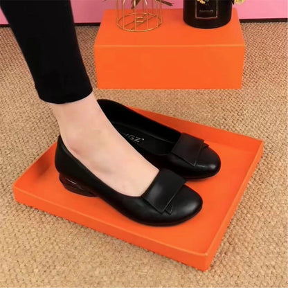 ✨✨LAST DAY 45% OFF – Faux Leather Loafers | Soft, Lightweight, Anti-Slip, Metallic Heel 👞 All-Day Comfort, Easy On 🥿