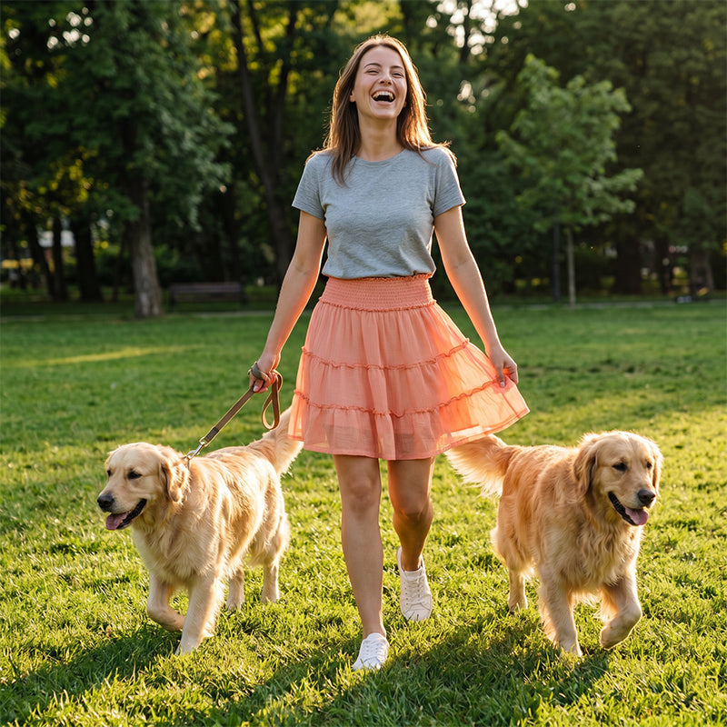 🎉FLASH DEAL 50% OFF – Flowy Tiered Ruffle Skort👗  | Hidden Shorts, Comfy Elastic Waist, Breathable Summer Fabric 🌞 Perfect for Active Days & Brunch Dates 🥂