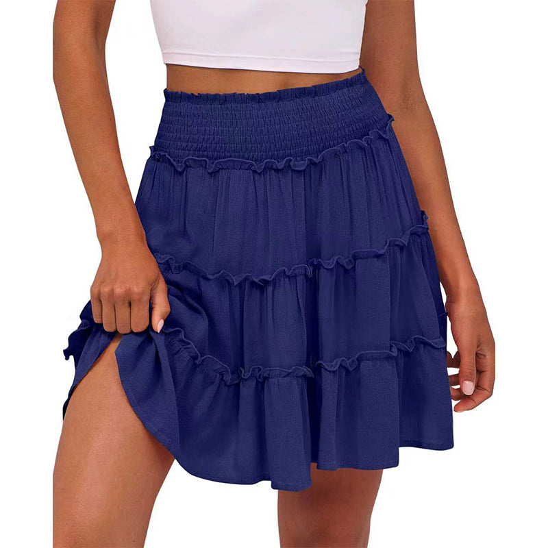 🎉FLASH DEAL 50% OFF – Flowy Tiered Ruffle Skort👗  | Hidden Shorts, Comfy Elastic Waist, Breathable Summer Fabric 🌞 Perfect for Active Days & Brunch Dates 🥂