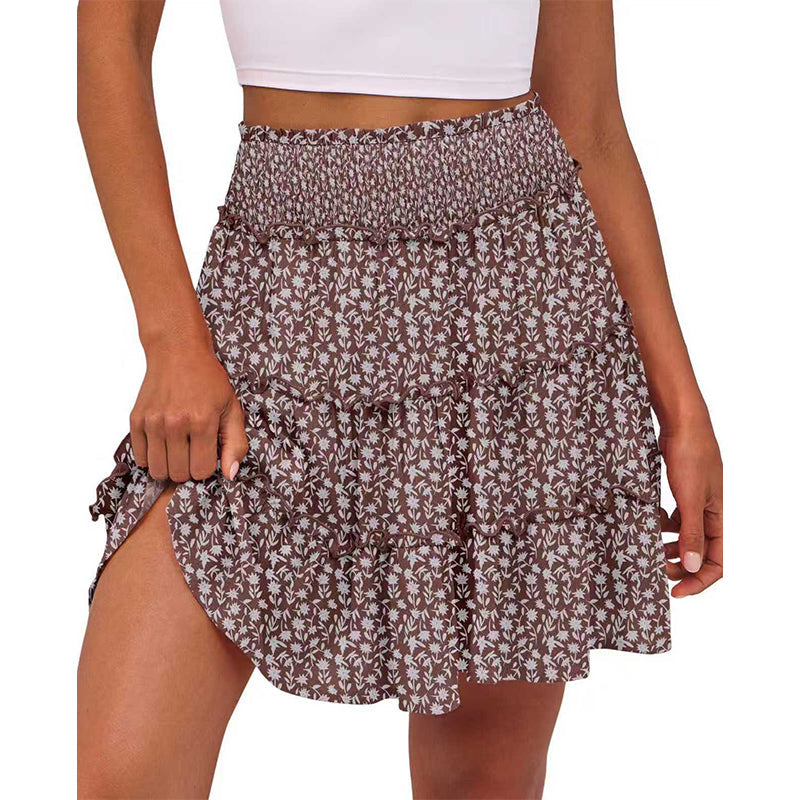 🎉FLASH DEAL 50% OFF – Flowy Tiered Ruffle Skort👗  | Hidden Shorts, Comfy Elastic Waist, Breathable Summer Fabric 🌞 Perfect for Active Days & Brunch Dates 🥂
