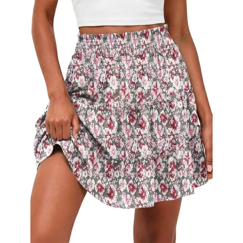 🎉FLASH DEAL 50% OFF – Flowy Tiered Ruffle Skort👗  | Hidden Shorts, Comfy Elastic Waist, Breathable Summer Fabric 🌞 Perfect for Active Days & Brunch Dates 🥂