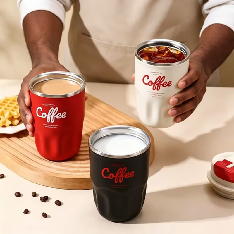 ⚡LAST DAY 40% OFF – 316 Stainless Steel Insulated Tumbler | Double-Wall Vacuum, Hot & Cold for Hours, Leakproof Lid, Carry Strap 🥤☕✨