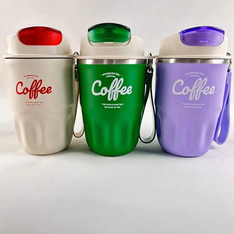 ⚡LAST DAY 40% OFF – 316 Stainless Steel Insulated Tumbler | Double-Wall Vacuum, Hot & Cold for Hours, Leakproof Lid, Carry Strap 🥤☕✨