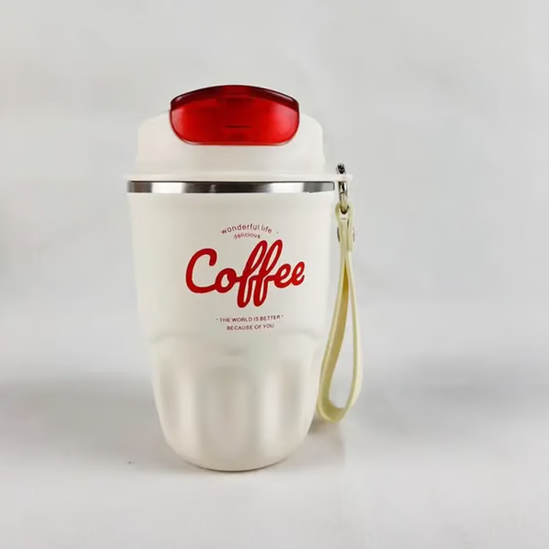 ⚡LAST DAY 40% OFF – 316 Stainless Steel Insulated Tumbler | Double-Wall Vacuum, Hot & Cold for Hours, Leakproof Lid, Carry Strap 🥤☕✨