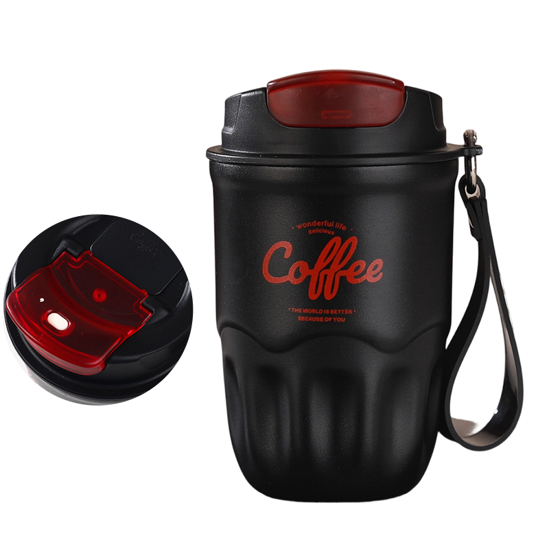 ⚡LAST DAY 40% OFF – 316 Stainless Steel Insulated Tumbler | Double-Wall Vacuum, Hot & Cold for Hours, Leakproof Lid, Carry Strap 🥤☕✨