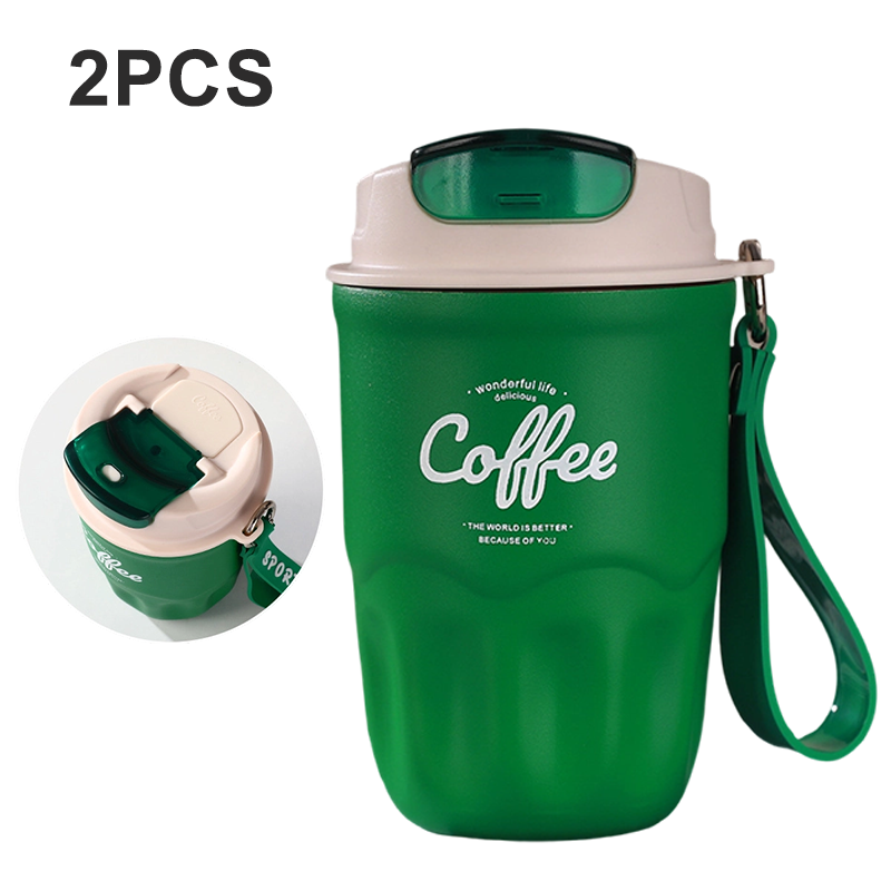 ⚡LAST DAY 40% OFF – 316 Stainless Steel Insulated Tumbler | Double-Wall Vacuum, Hot & Cold for Hours, Leakproof Lid, Carry Strap 🥤☕✨