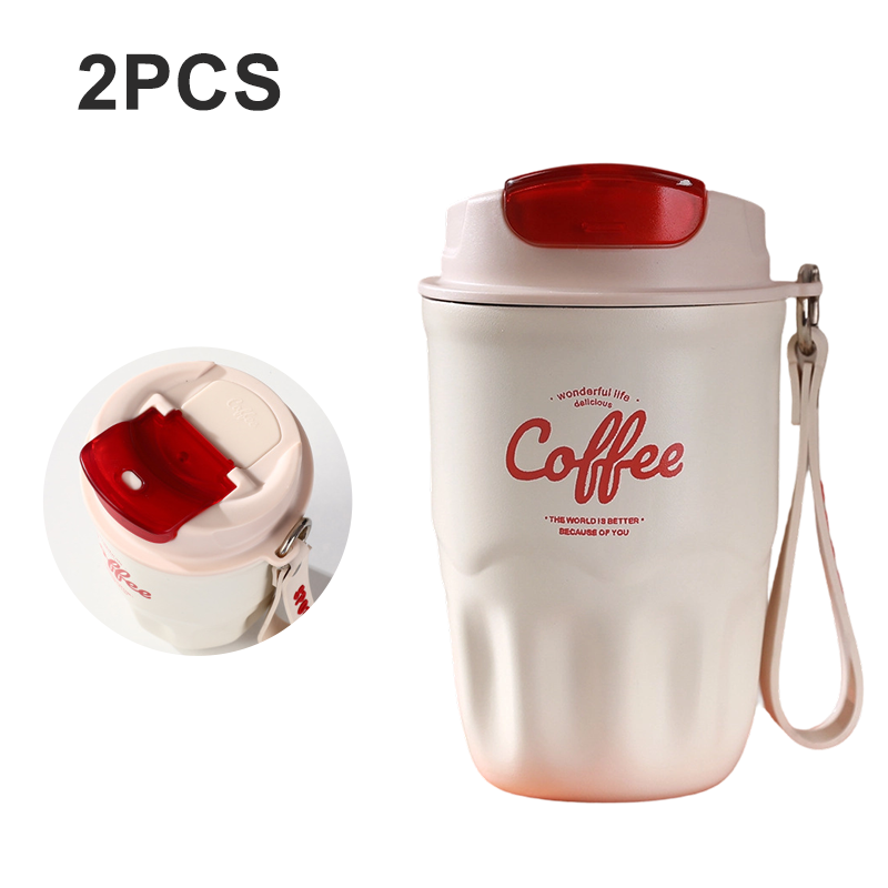 ⚡LAST DAY 40% OFF – 316 Stainless Steel Insulated Tumbler | Double-Wall Vacuum, Hot & Cold for Hours, Leakproof Lid, Carry Strap 🥤☕✨