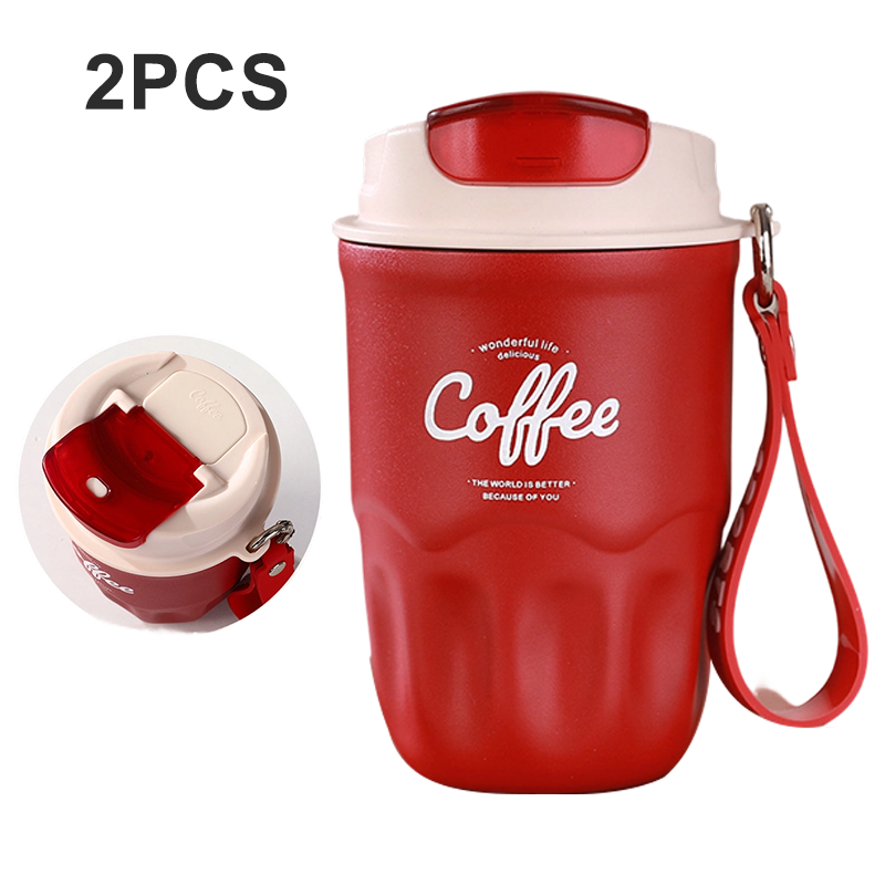 ⚡LAST DAY 40% OFF – 316 Stainless Steel Insulated Tumbler | Double-Wall Vacuum, Hot & Cold for Hours, Leakproof Lid, Carry Strap 🥤☕✨