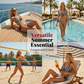 Women's Checkerboard Print Halter Bikini Set