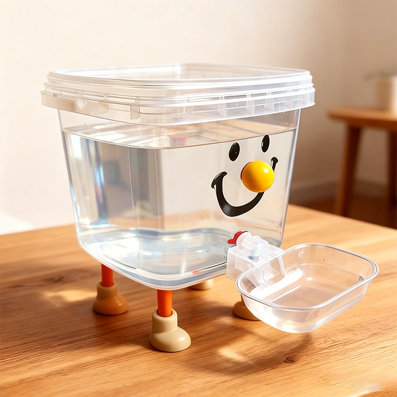 ✨LAST DAY 40% OFF – Cute Gravity Water Bowl 🐾 3L/5L, No Electricity, Transparent, Easy Clean – Adorable & Practical! 💧🐱