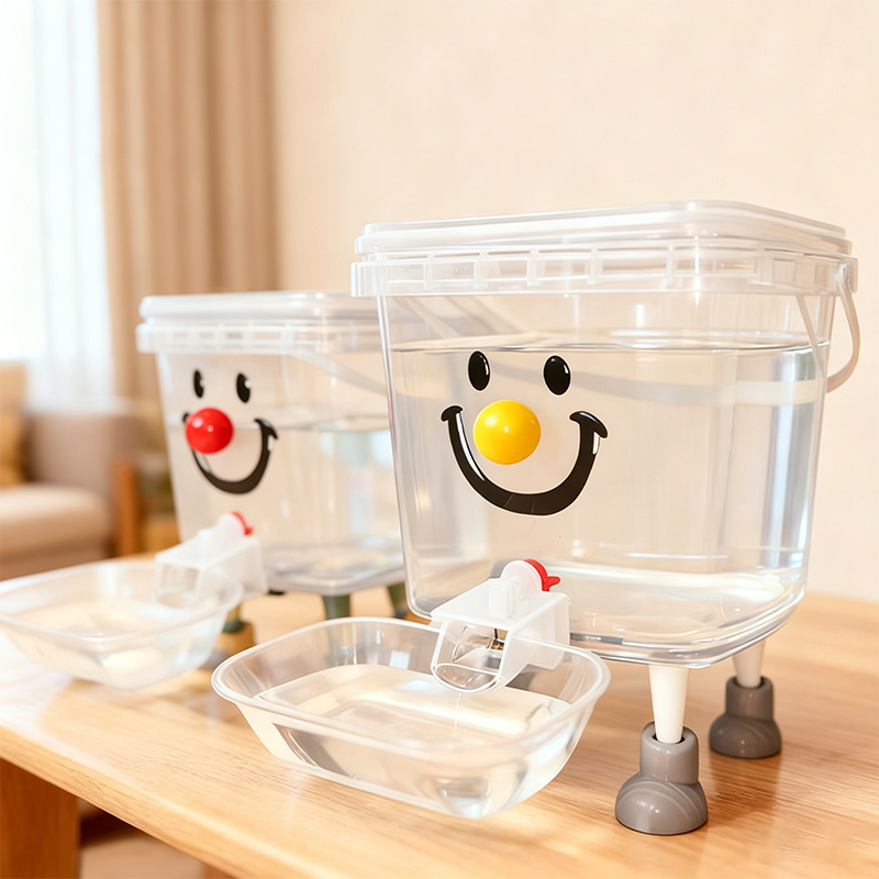 ✨LAST DAY 40% OFF – Cute Gravity Water Bowl 🐾 3L/5L, No Electricity, Transparent, Easy Clean – Adorable & Practical! 💧🐱