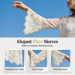 Women's Vintage-Inspired Lace Cover-Up Blouse