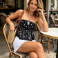 ⚡LAST DAY 45% OFF – Strapless Tube Top · 30K+ SOLD! · Smocked Bust, Paisley Bandana Print, Handkerchief Hem, Boho Style 👚🌞
