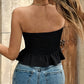 ⚡LAST DAY 45% OFF – Strapless Tube Top · 30K+ SOLD! · Smocked Bust, Paisley Bandana Print, Handkerchief Hem, Boho Style 👚🌞