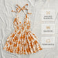 Women‘s Halter Tie-Neck Printed Mini Dress