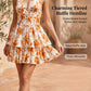 Women‘s Halter Tie-Neck Printed Mini Dress