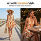 Women‘s Halter Tie-Neck Printed Mini Dress
