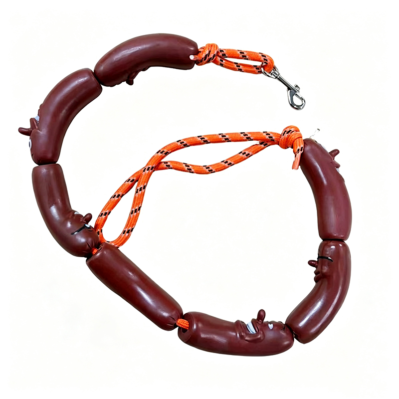 🌭🐶48% OFF! Funny Sausage Dog Leash – Strong Nylon, 360° Swivel Clasp, Soft Handle✨ 🌭🐶