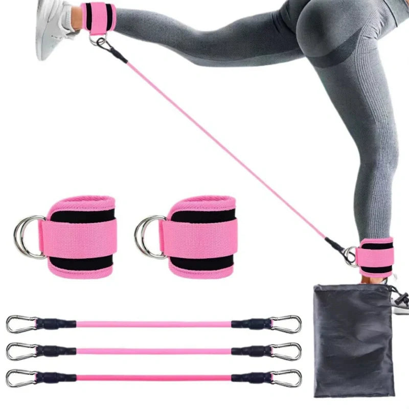 🔥HOT SALE 49% OFF – Ankle Resistance Trainer · 35K+ SOLD! · Adjustable Elasticity, TPE Material, Anti-Snap, Portable for Home & Gym, 5 Vibrant Colors 🏋️