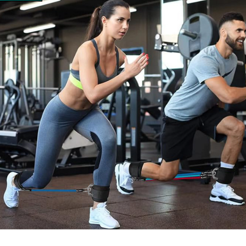 🔥HOT SALE 49% OFF – Ankle Resistance Trainer · 35K+ SOLD! · Adjustable Elasticity, TPE Material, Anti-Snap, Portable for Home & Gym, 5 Vibrant Colors 🏋️