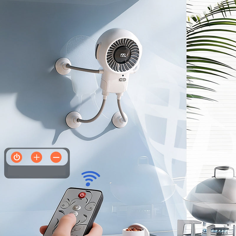 Multi-Functional Robot Fan with Suction Cups