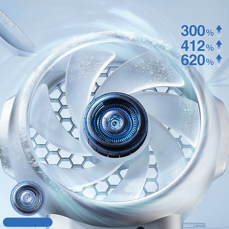 Multi-Functional Robot Fan with Suction Cups