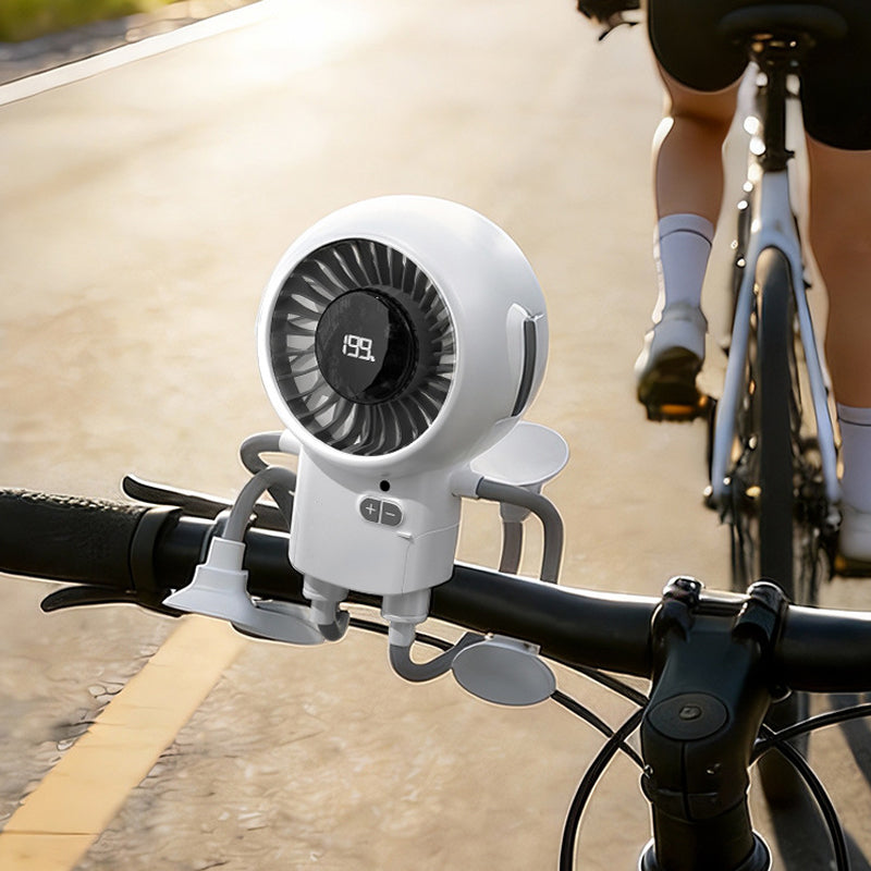 Multi-Functional Robot Fan with Suction Cups