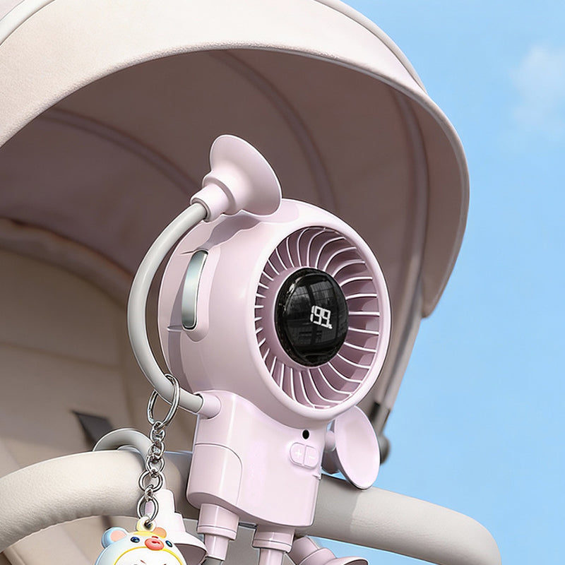 Multi-Functional Robot Fan with Suction Cups