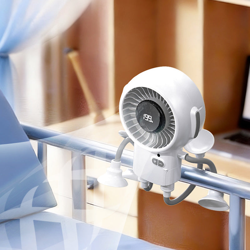 Multi-Functional Robot Fan with Suction Cups