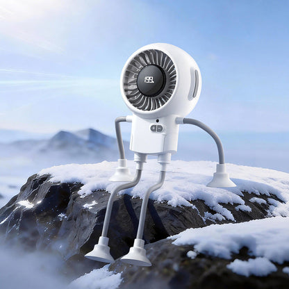 Multi-Functional Robot Fan with Suction Cups