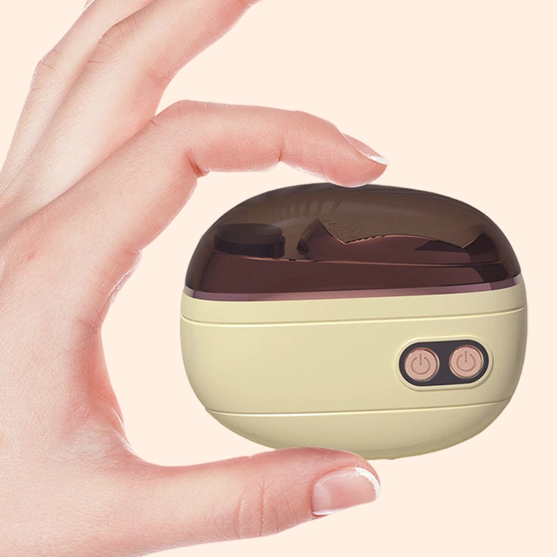2-in-1 Electric Nail Cutter & Grinder, Anti-Pinch Safety, Instant Smooth Finish, 360° Gentle Grinding, Built-in LED Light, Safe for Whole Family