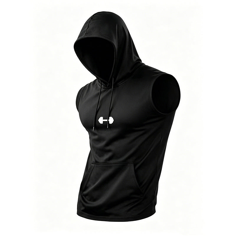 🔥SUMMER SALE 48% OFF – Workout Sleeveless Hoodie · 35K+ SOLD! · Lightweight & Breathable, Adjustable Hood, Front Pocket, Versatile Sport Style 🏀💨