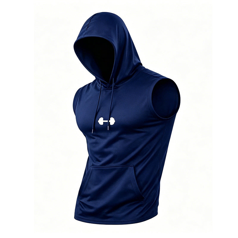 🔥SUMMER SALE 48% OFF – Workout Sleeveless Hoodie · 35K+ SOLD! · Lightweight & Breathable, Adjustable Hood, Front Pocket, Versatile Sport Style 🏀💨