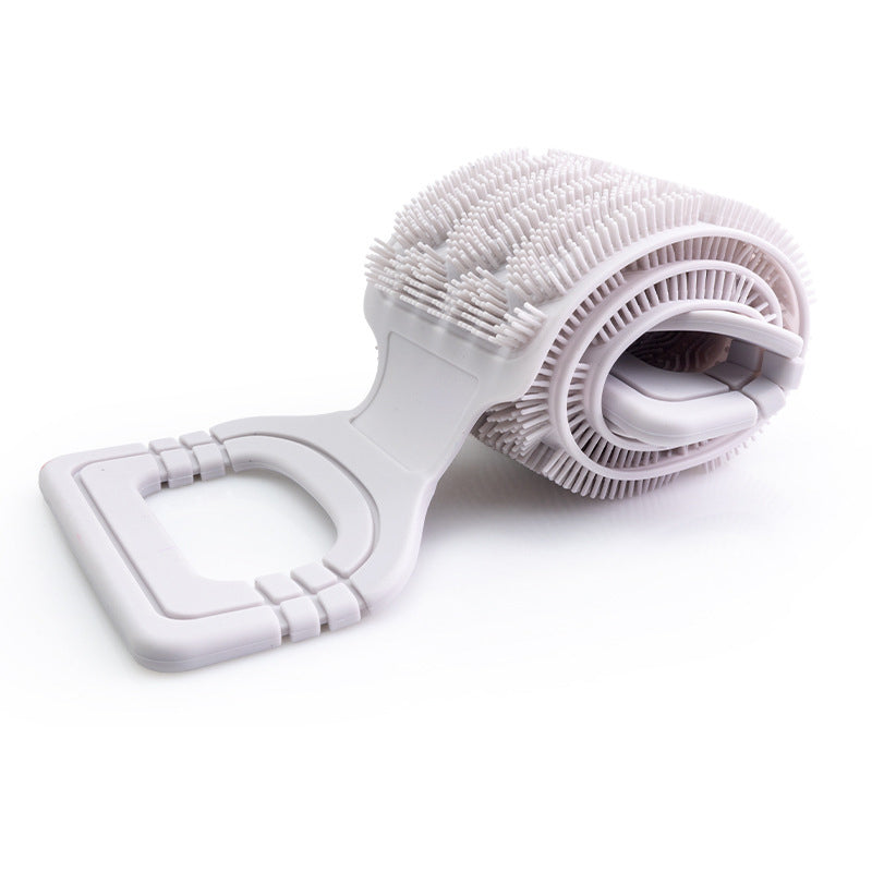 🔥HOT SALE 38% OFF – Silicone Body Scrubber · 50K+ SOLD! · Dual-Sided Exfoliating & Massaging, Split-Handle Control, Ultra-Soft, Ideal for Limited Mobility 🛁