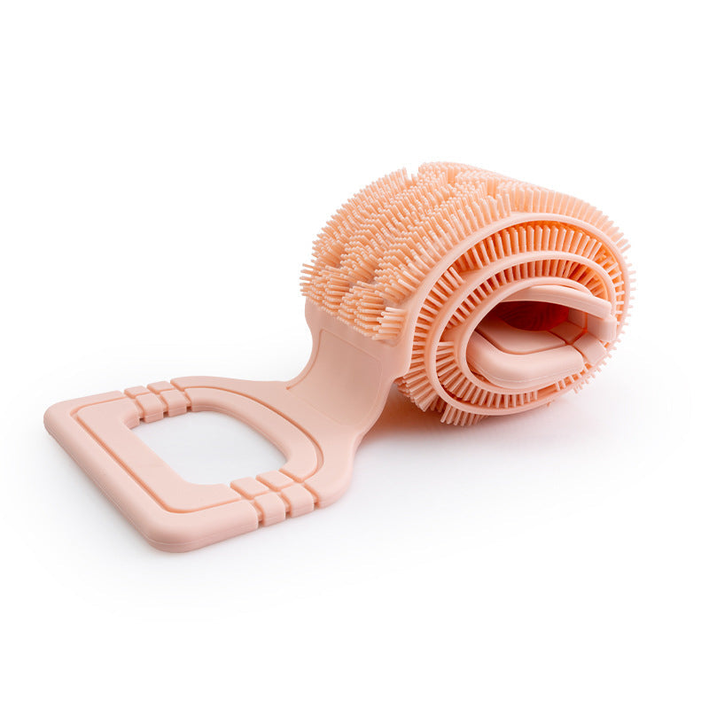 🔥HOT SALE 38% OFF – Silicone Body Scrubber · 50K+ SOLD! · Dual-Sided Exfoliating & Massaging, Split-Handle Control, Ultra-Soft, Ideal for Limited Mobility 🛁